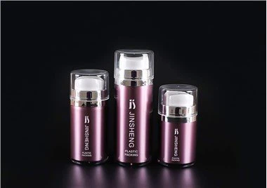 Сребърна бутилка за помпа без ефир